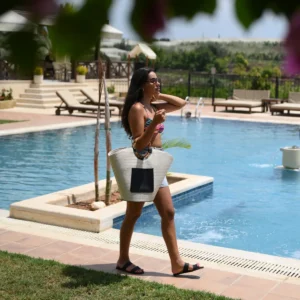 Black bucket bag from Kanzone – sleek, spacious, and modern everyday handbag