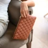 Brown clutch from The Clutches collection – timeless, elegant, and versatile handbag