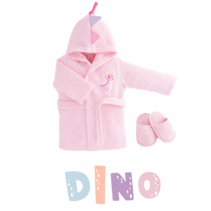 DINO BATHROBE SET
