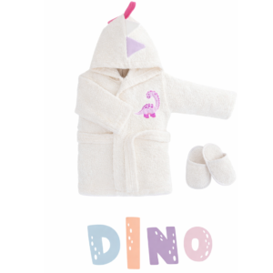DINO BATHROBE SET